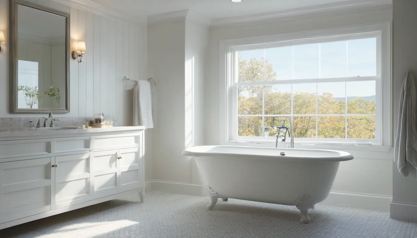 A bright, accessible bathroom with a walk-in tub in a Newton home